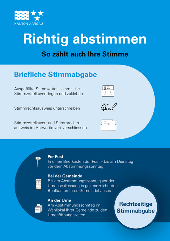 Flyer richtig abstimmen