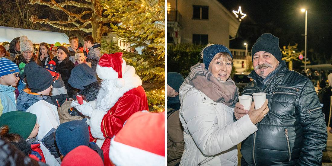 Der Adventsfensterbrauch, zu welchem auch der Samichlausbesuch im Pärkli zählt, ist ein beliebter Treffpunkt für Jung und Alt.