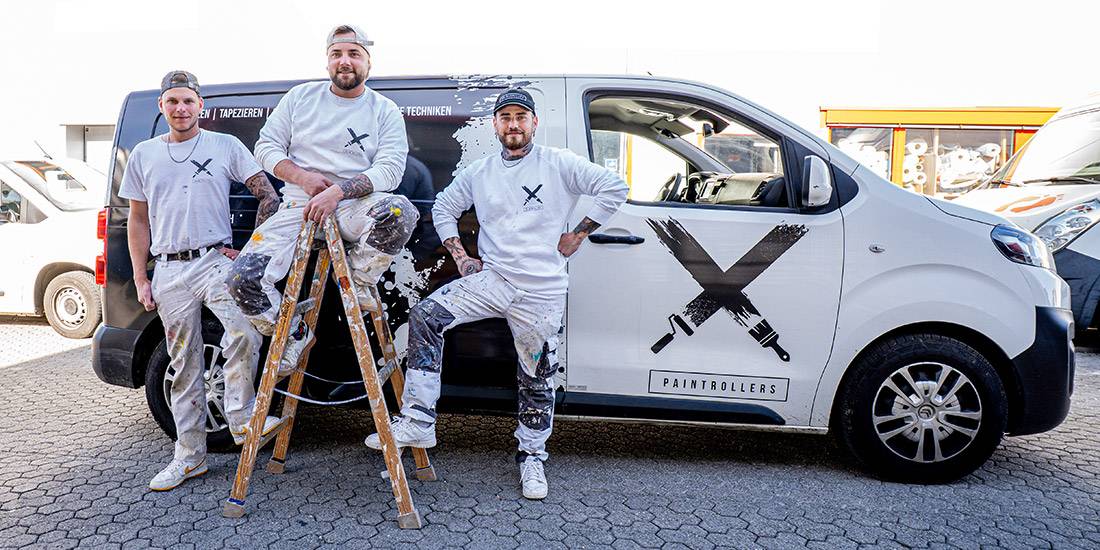 Matthias Kunz, Raffi Dietschi und Phil Gloor (von links) ergänzen sich bei allen Aufträgen und anfallenden Arbeiten perfekt.