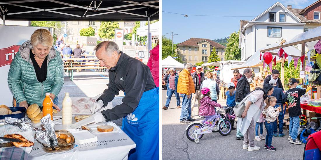 Fleissige Hände sorgten dafür, dass der Heimhandwerker-, Trödler- & Flohmarkt für die Besucher wieder viel zu bieten hatte.